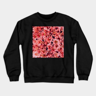 Vibrant Small Pink Flowers Crewneck Sweatshirt